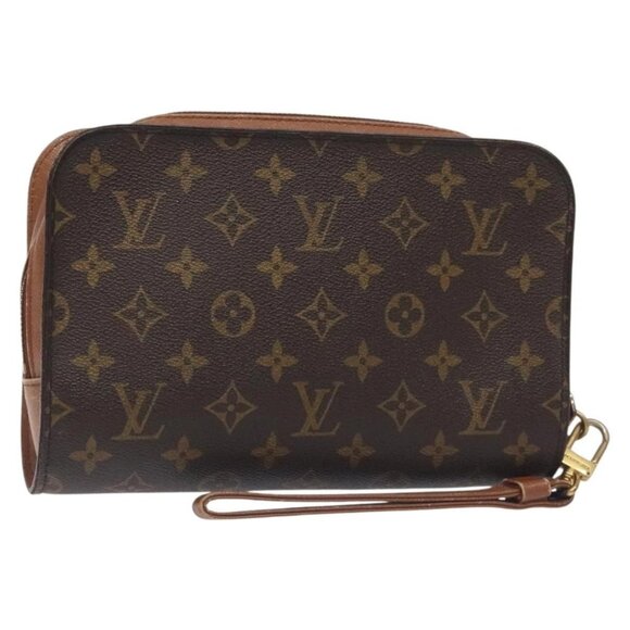 LOUIS VUITTON Monogram Orsay Clutch Bag M51790 LV Auth BA3795 - Picture 1 of 16